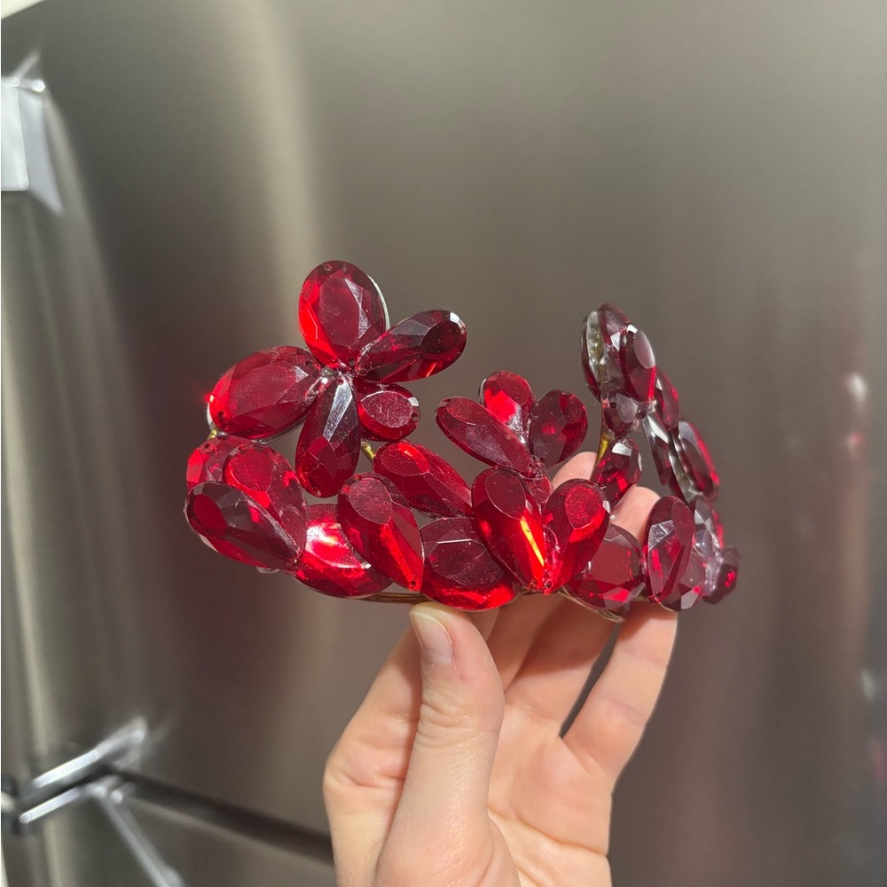 Red ruby headpiece - Picture 3 of 5